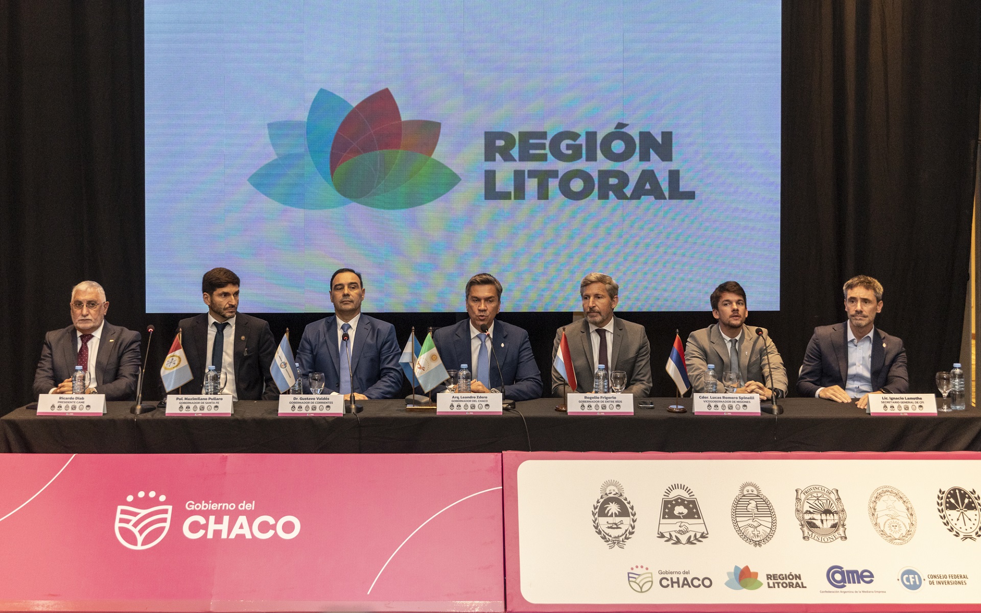 Frigerio participó de un nuevo encuentro con los gobernadores de la Región Litoral